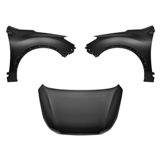 Replace® - 3-Piece (Hood Panel, Front Driver and Passenger Side Fender) (Platinum Plus)