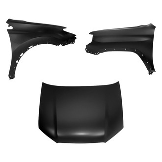 Replace® - 3-Piece (Hood Panel, Front Driver and Passenger Side Fender) (Platinum Plus)