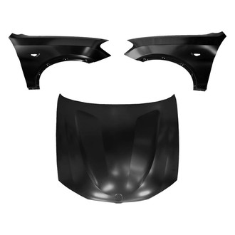 Replace® - 3-Piece (Hood Panel, Front Driver and Passenger Side Fender) (CAPA Certified)
