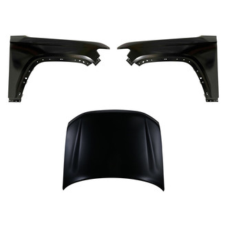 Replace® - 3-Piece (Hood Panel, Front Driver and Passenger Side Fender) (CAPA Certified)