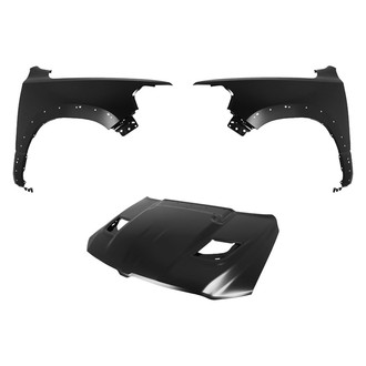 Replace® - 3-Piece (Hood Panel, Front Driver and Passenger Side Fender) (CAPA Certified)