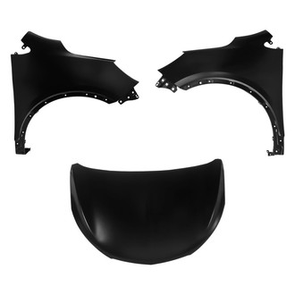 Replace® - 3-Piece (Hood Panel, Front Driver and Passenger Side Fender) (CAPA Certified)