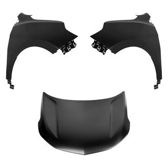 Replace® - 3-Piece (Hood Panel, Front Driver and Passenger Side Fender) (CAPA Certified)