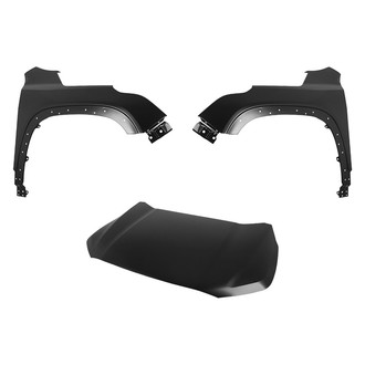 Replace® - 3-Piece (Hood Panel, Front Driver and Passenger Side Fender) (CAPA Certified)