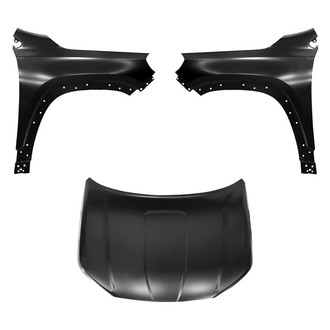 Replace® - 3-Piece (Hood Panel, Front Driver and Passenger Side Fender) (CAPA Certified)