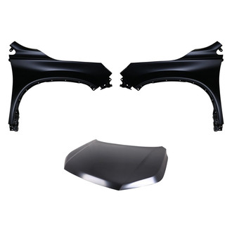 Replace® - 3-Piece (Hood Panel, Front Driver and Passenger Side Fender) (CAPA Certified)