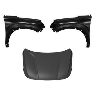 Replace® - 3-Piece (Hood Panel, Front Driver and Passenger Side Fender) (CAPA Certified)