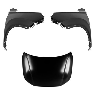 Replace® - 3-Piece (Hood Panel, Front Driver and Passenger Side Fender) (CAPA Certified)