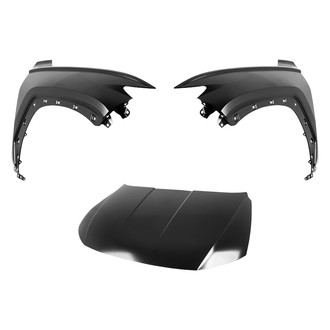 Replace® - 3-Piece (Hood Panel, Front Driver and Passenger Side Fender) (CAPA Certified)