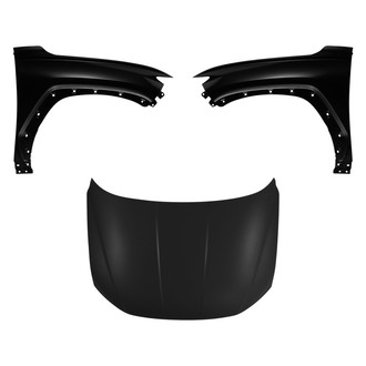Replace® - 3-Piece (Hood Panel, Front Driver and Passenger Side Fender) (CAPA Certified)