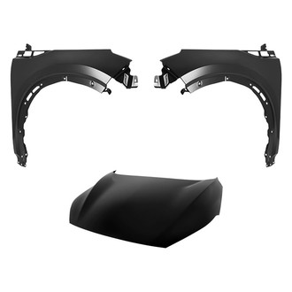 Replace® - 3-Piece (Hood Panel, Front Driver and Passenger Side Fender) (CAPA Certified)