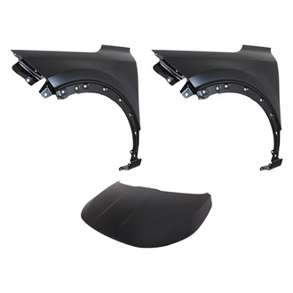 Replace® BNDL-206769 - 3-Piece (Hood Panel, Front Driver and Passenger Side Fender) (CAPA Certified)