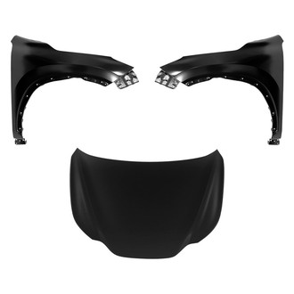 Replace® - 3-Piece (Hood Panel, Front Driver and Passenger Side Fender) (Standard Line)