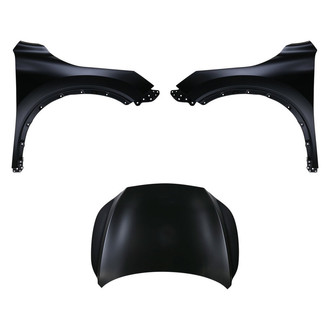Replace® - 3-Piece (Hood Panel, Front Driver and Passenger Side Fender) (CAPA Certified)