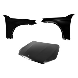 Replace® - 3-Piece (Hood Panel, Front Driver and Passenger Side Fender) (CAPA Certified)