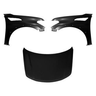 Replace® - 3-Piece (Hood Panel, Front Driver and Passenger Side Fender) (CAPA Certified)