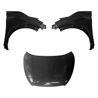 Replace® - 3-Piece (Hood Panel, Front Driver and Passenger Side Fender) (CAPA Certified)