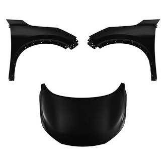 Replace® - 3-Piece (Hood Panel, Front Driver and Passenger Side Fender) (CAPA Certified)