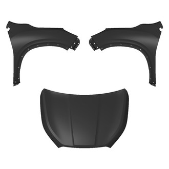 Replace® - 3-Piece (Hood Panel, Front Driver and Passenger Side Fender) (Standard Line)