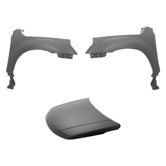 Replace® - 3-Piece (Hood Panel, Front Driver and Passenger Side Fender) (Value Line)