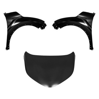 Replace® - 3-Piece (Hood Panel, Front Driver and Passenger Side Fender) (CAPA Certified)