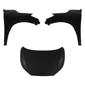 Replace® - 3-Piece (Hood Panel, Front Driver and Passenger Side Fender) (CAPA Certified)