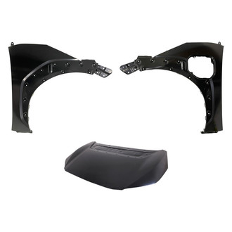 Replace® - 3-Piece (Hood Panel, Front Driver and Passenger Side Fender) (CAPA Certified)