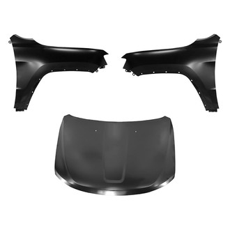 Replace® - 3-Piece (Hood Panel, Front Driver and Passenger Side Fender) (Platinum Plus)