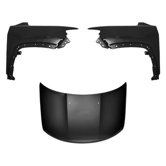 Replace® - 3-Piece (Hood Panel, Front Driver and Passenger Side Fender) (Platinum Plus)