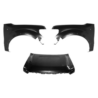 Replace® - 3-Piece (Hood Panel, Front Driver and Passenger Side Fender) (Platinum Plus)