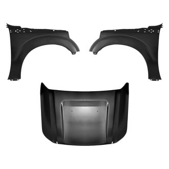 Replace® - 3-Piece (Hood Panel, Front Driver and Passenger Side Fender) (Platinum Plus)
