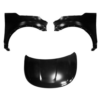 Replace® - 3-Piece (Hood Panel, Front Driver and Passenger Side Fender) (Platinum Plus)