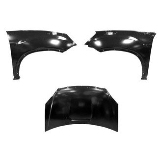 Replace® - 3-Piece (Hood Panel, Front Driver and Passenger Side Fender) (Value Line)