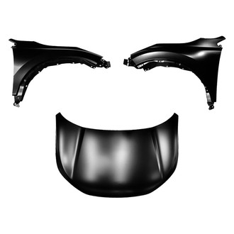 Replace® - 3-Piece (Hood Panel, Front Driver and Passenger Side Fender) (Platinum Plus)