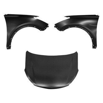 Replace® - 3-Piece (Hood Panel, Front Driver and Passenger Side Fender) (Platinum Plus)