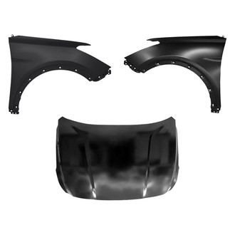 Replace® - 3-Piece (Hood Panel, Front Driver and Passenger Side Fender) (Standard Line)