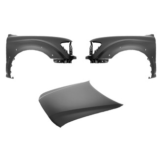 Replace® - 3-Piece (Hood Panel, Front Driver and Passenger Side Fender) (Platinum Plus)