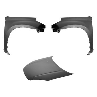 Replace® - 3-Piece (Hood Panel, Front Driver and Passenger Side Fender) (Platinum Plus)