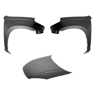 Replace® - 3-Piece (Hood Panel, Front Driver and Passenger Side Fender) (Platinum Plus)