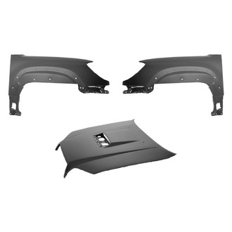 Replace® - 3-Piece (Hood Panel, Front Driver and Passenger Side Fender) (Platinum Plus)