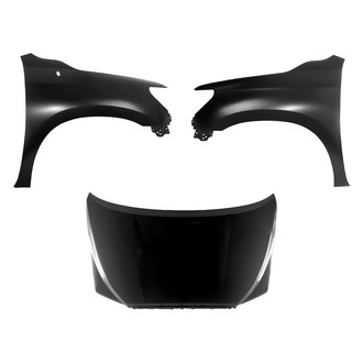 Replace® - 3-Piece (Hood Panel, Front Driver and Passenger Side Fender) (Platinum Plus)