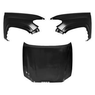 Replace® - 3-Piece (Hood Panel, Front Driver and Passenger Side Fender) (Platinum Plus)