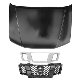 Replace® - 2-Piece (Hood Panel, Grille) (Brand New OE)