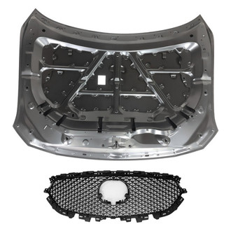 Replace® - 2-Piece (Hood Panel, Grille)