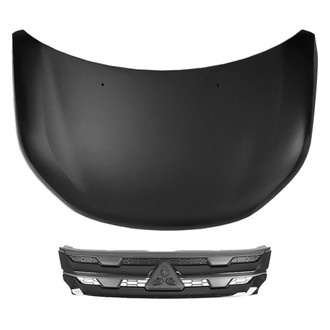 Replace® - 2-Piece (Hood Panel, Grille) (CAPA Certified)