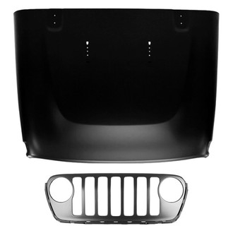 Replace® - 2-Piece (Hood Panel, Grille) (CAPA Certified)