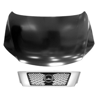Replace® - 2-Piece (Hood Panel, Grille) (Brand New OE)