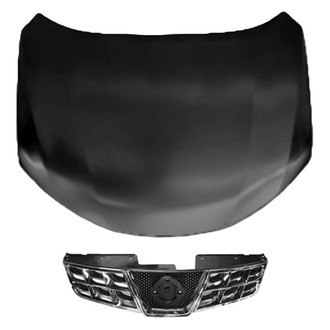 Replace® - 2-Piece (Hood Panel, Grille) (Brand New OE)