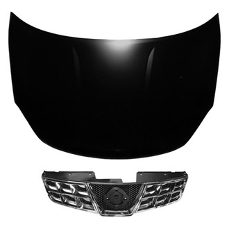 Replace® - 2-Piece (Hood Panel, Grille) (Brand New OE)