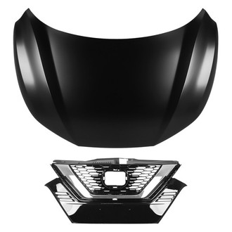 Replace® - 2-Piece (Hood Panel, Grille) (CAPA Certified)